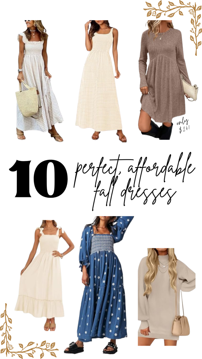 10 Robes Abordables Parfaites Pour l’Automne (Moins de 60 $ – Toutes Disponibles sur Amazon !)